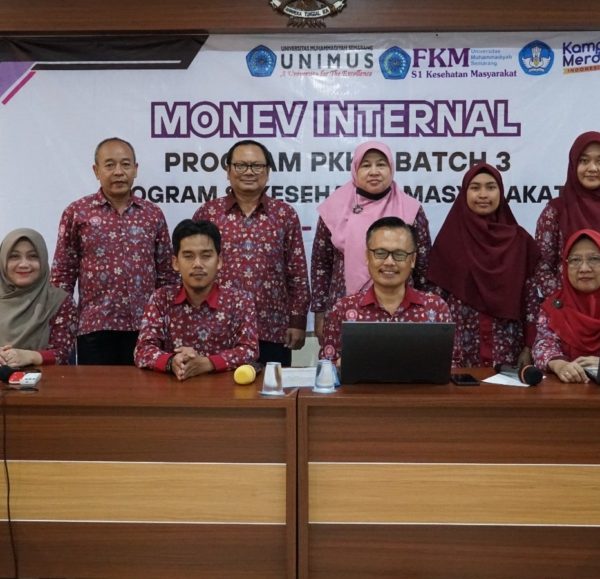 FKM-Unimus menyelenggarakan Monev Internal Program PKKM Batch 3 Program Studi S1 Kesehatan Masyarakat